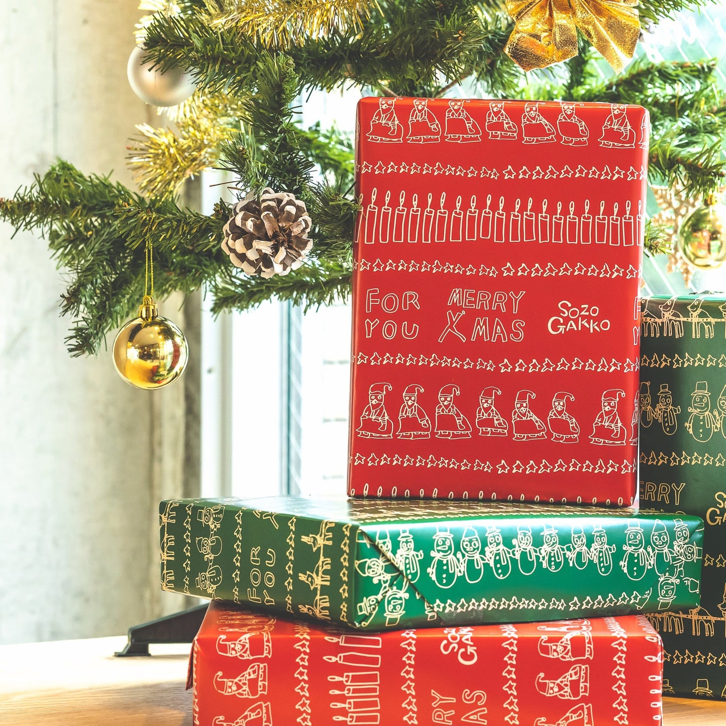 【クリスマス用】ペーパーラッピング ※12/17注文分までご対応可能