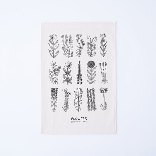植物たちのファブリックポスター