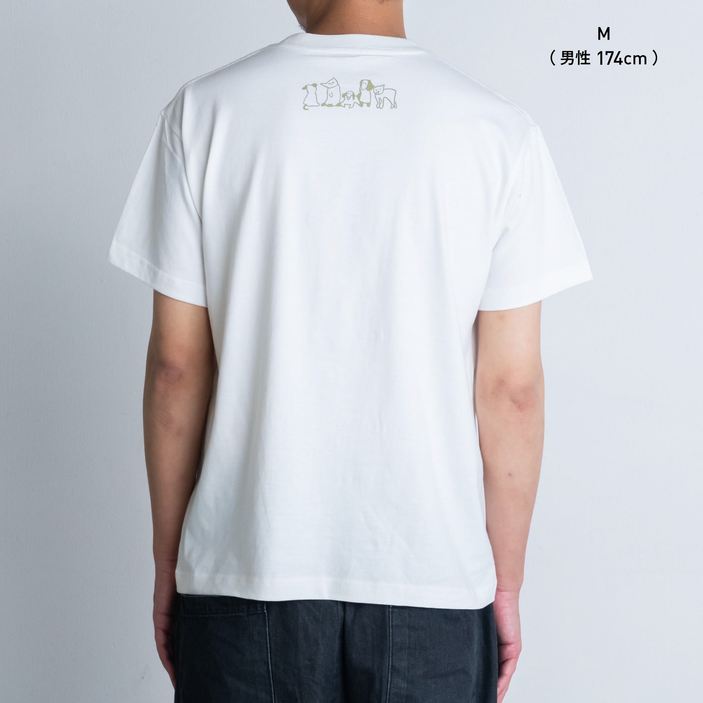 オーガニックコットンTシャツ(わんこファミリー) | 犬 / 動物