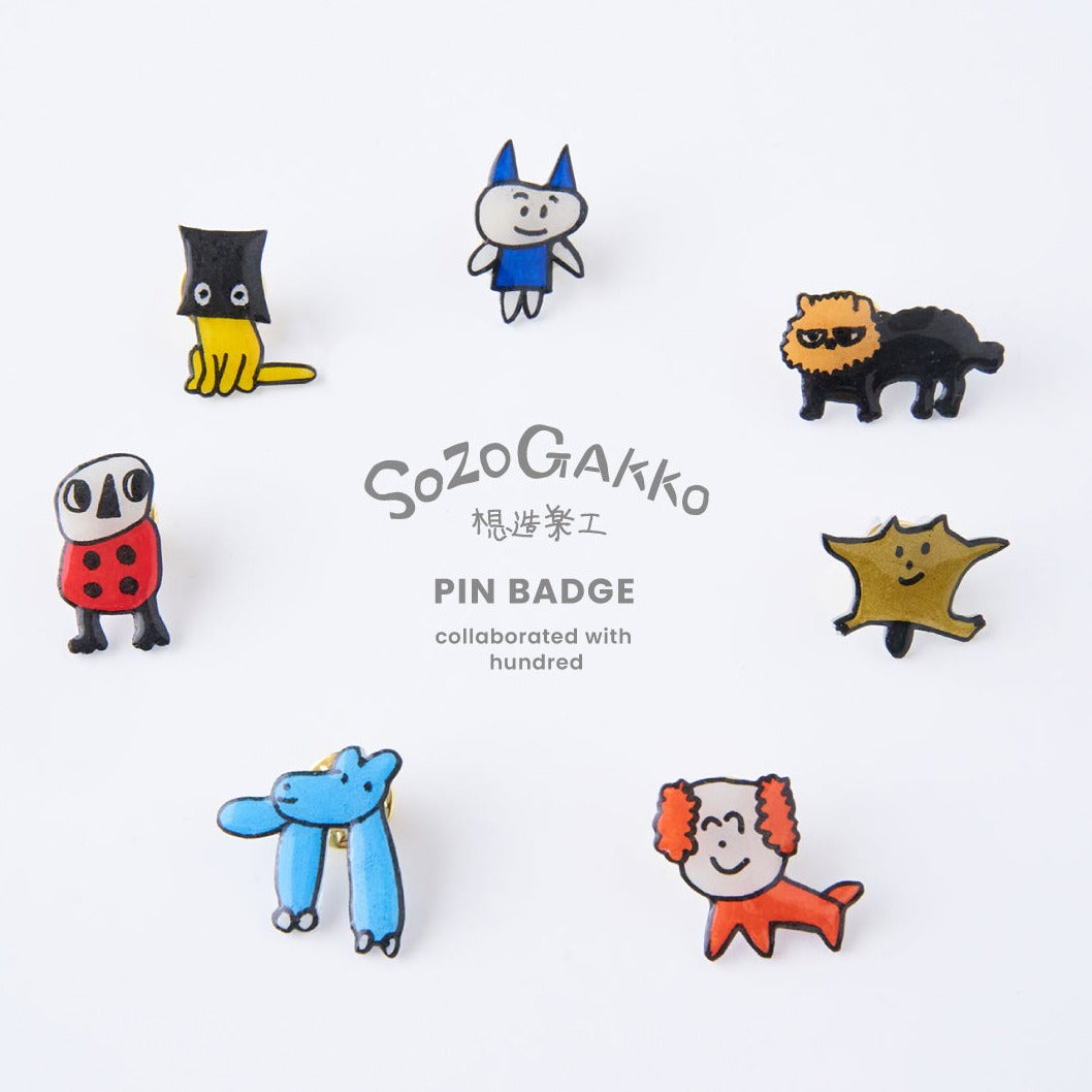 想造楽工ピンバッジ:モモンガッチ
