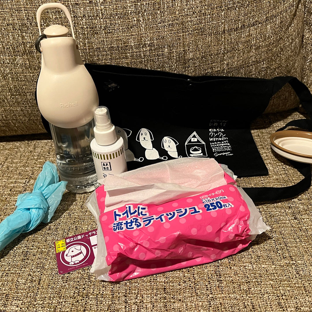 3匹の犬のサコッシュ