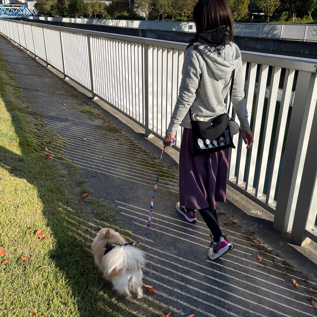 3匹の犬のサコッシュ