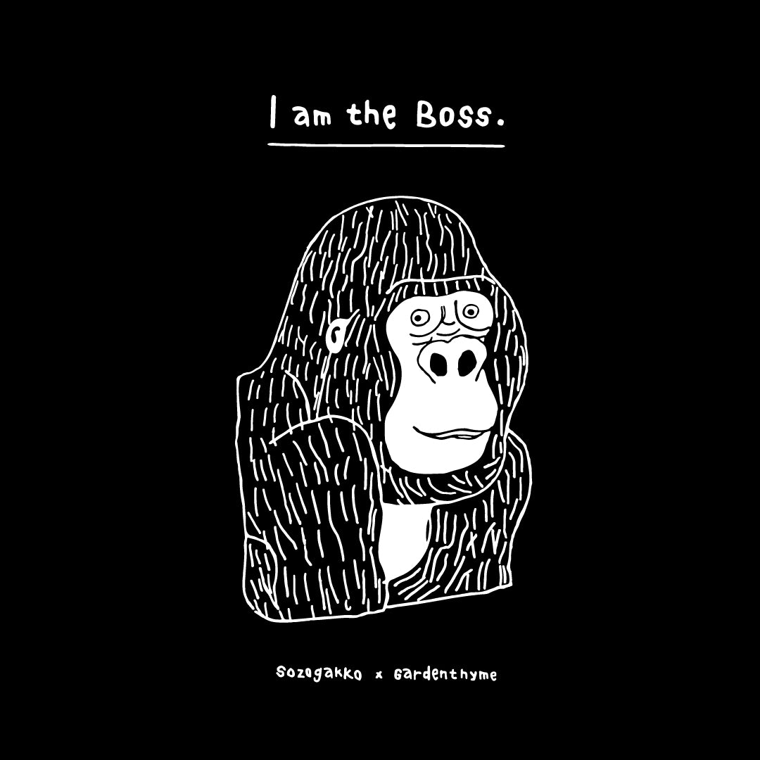 【新商品】カラートートバッグ｜ I am the BOSS.（オリーブ/レンガ）