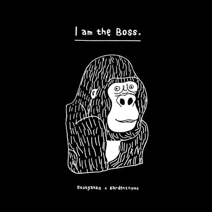 【新商品】カラートートバッグ｜ I am the BOSS.（オリーブ/レンガ）