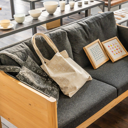 【数量限定】帆布の手作りトートバッグ｜文房具/ 生成色 / 帆布