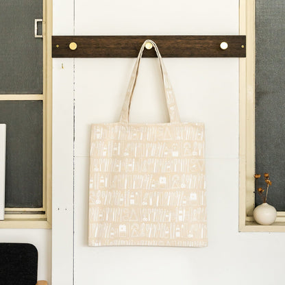 【数量限定】帆布の手作りトートバッグ｜文房具/ 生成色 / 帆布