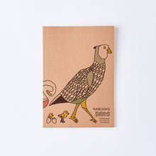 画像をギャラリービューアに読み込む, 【新商品】鳥たちの行進ノート
