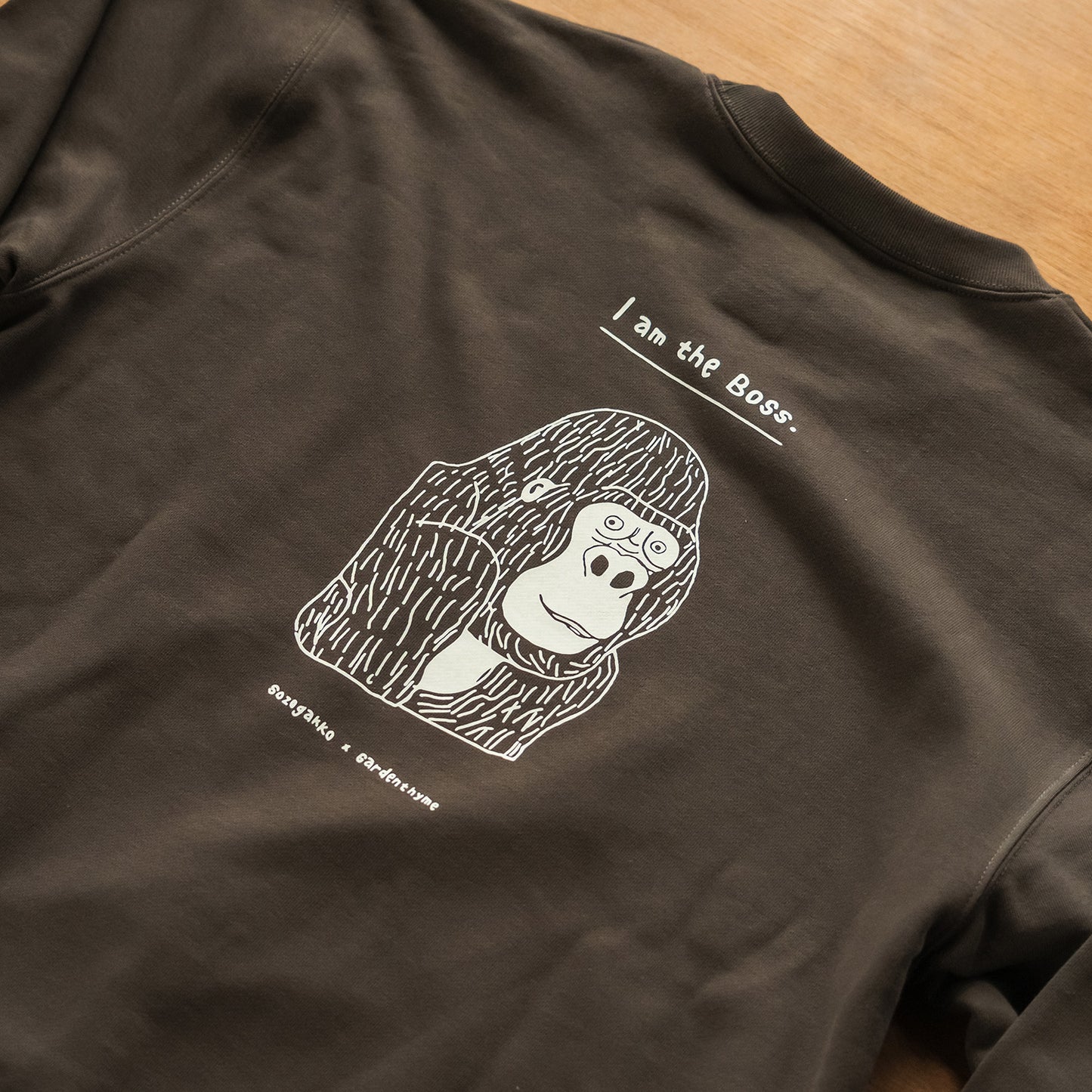 【新商品】スウェット（ゴリラ親分） |  ゆーもあず