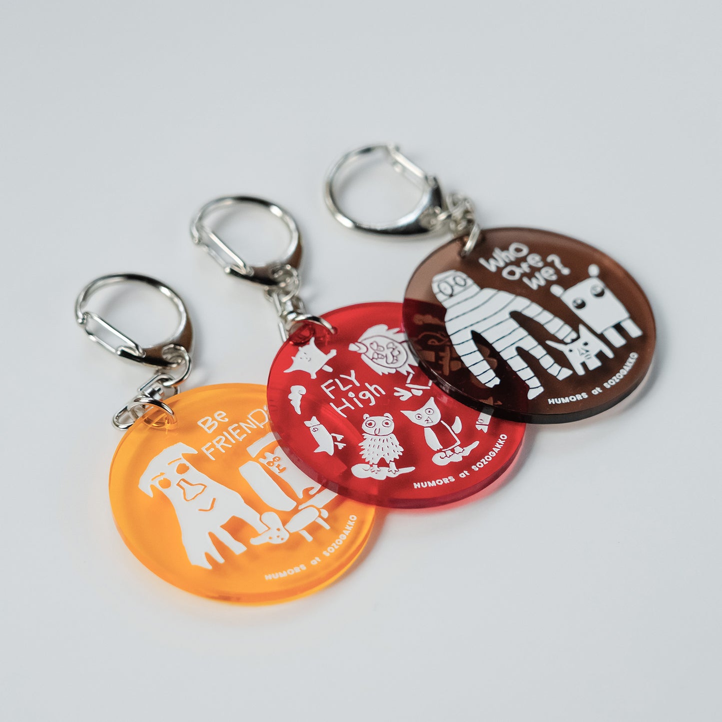 【新商品】アクリルキーホルダー（ブラウン）｜みー坊＆ゆかいな仲間たち