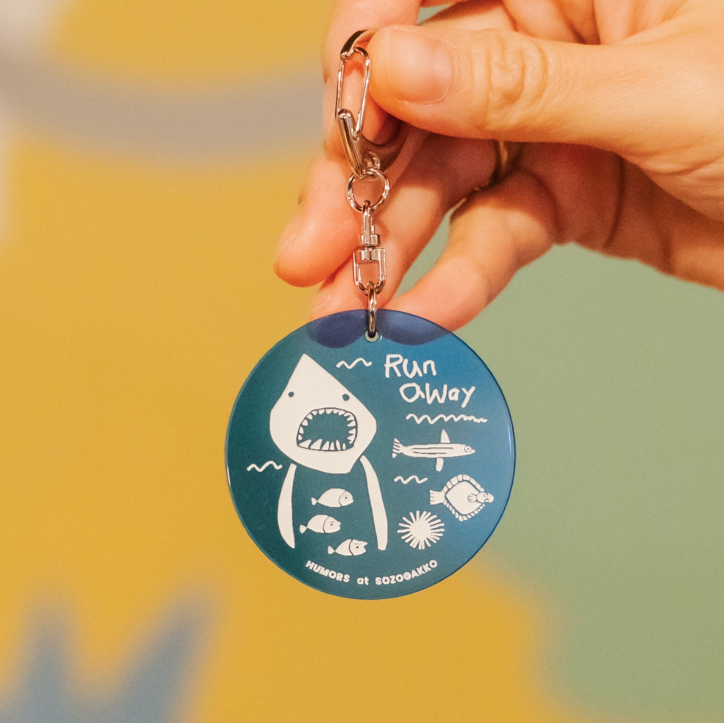 【新商品】アクリルキーホルダー（ブルー）｜シャーク＆海の仲間たち