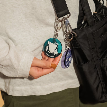 【新商品】アクリルキーホルダー（グリーン）｜リラックスひつじ＆イスっち