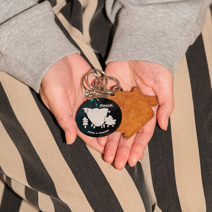 【新商品】アクリルキーホルダー（グリーン）｜リラックスひつじ＆イスっち