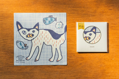 【ギフトセット】ハンカチとコーヒーのセット（クリックポスト対応）