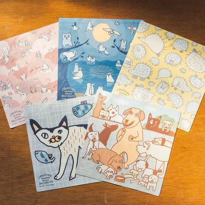 【ギフトセット】ハンカチとコーヒーのセット（クリックポスト対応）