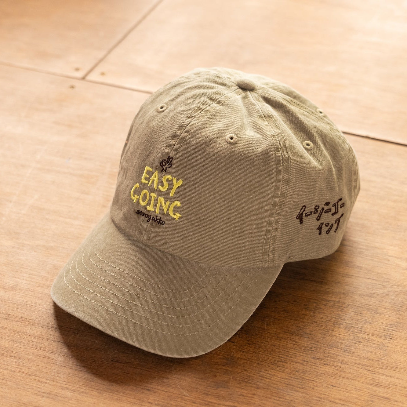 【新商品】キャップ｜EASY GOING｜ウォッシュ加工