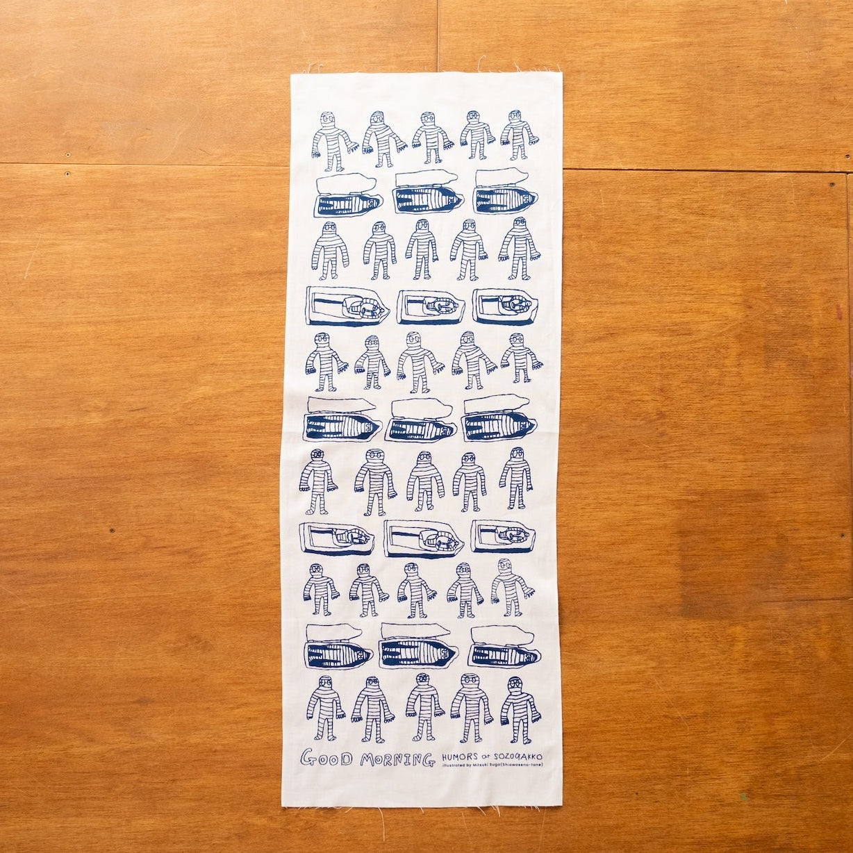 【新商品】手ぬぐい（ミイラ）｜本染め