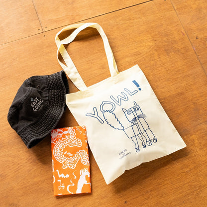 【新商品】ミニカラートート（YOWL cat / DOGGY WORLD）｜ねこ・いぬ
