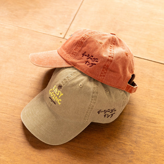 【新商品】キャップ｜EASY GOING｜ウォッシュ加工