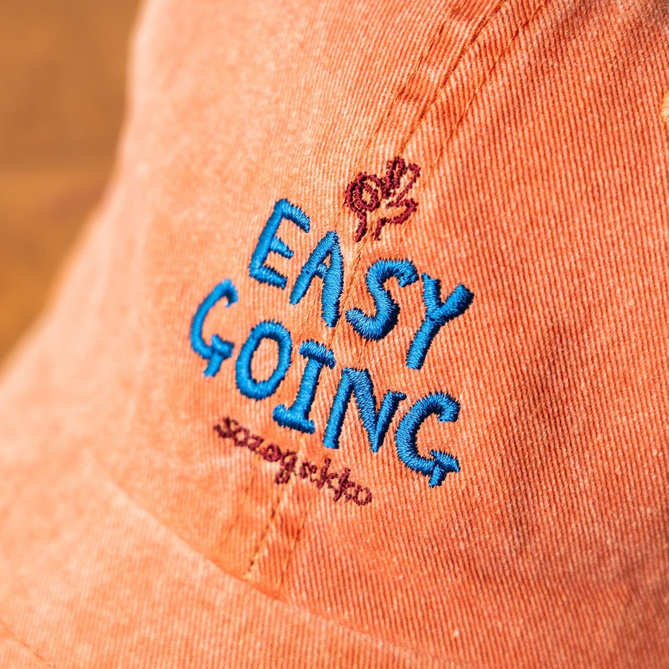 【新商品】キャップ｜EASY GOING｜ウォッシュ加工