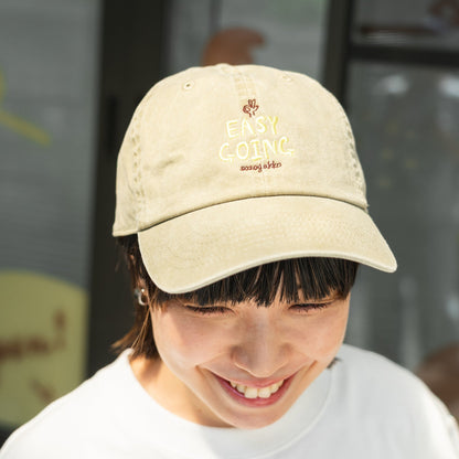 【新商品】キャップ｜EASY GOING｜ウォッシュ加工