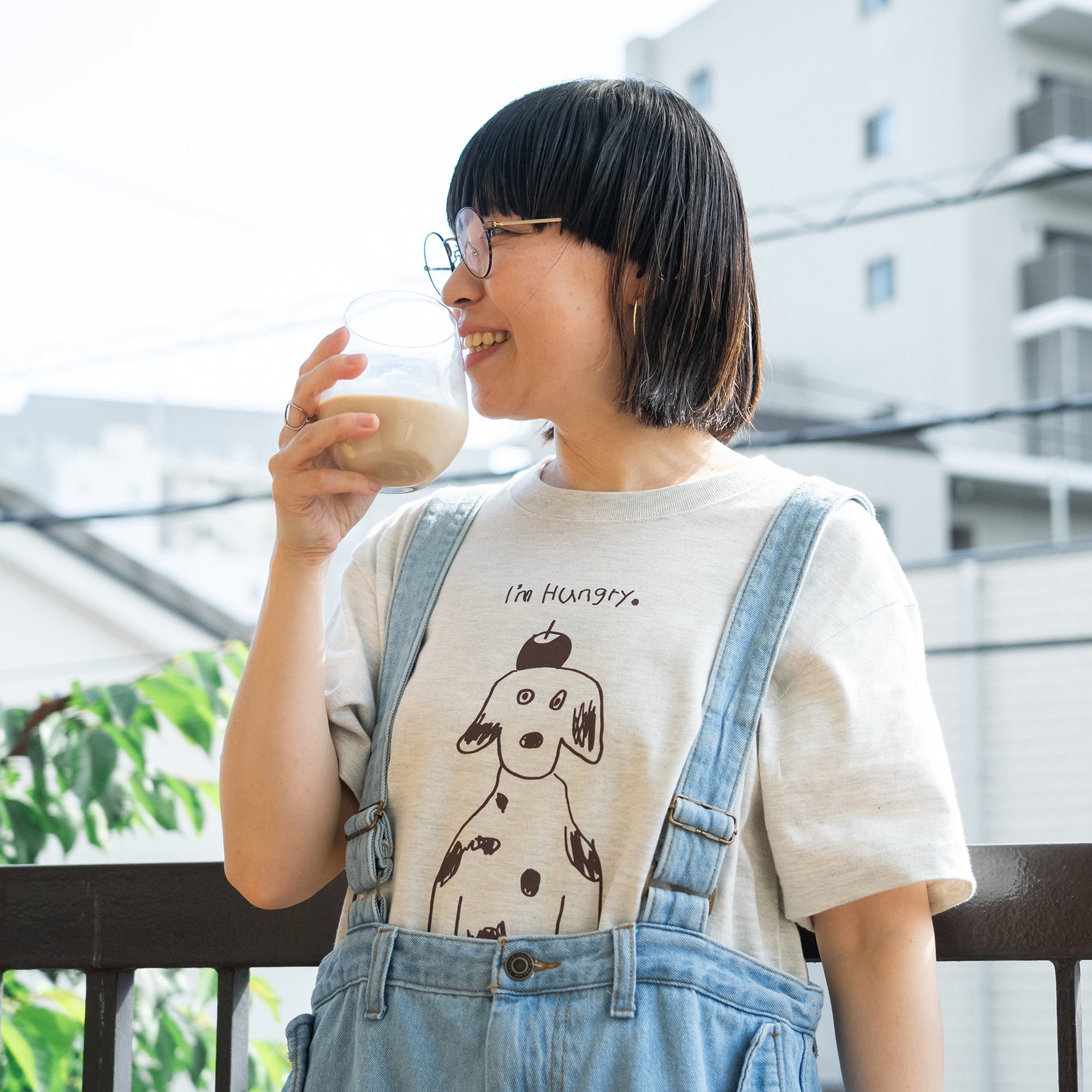 デイリーTシャツ（りんご犬）｜ I'm hungry. – 想造楽工（SOZOGAKKO