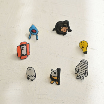 【新商品】想造楽工ピンバッジ：みー坊｜ハンドメイド