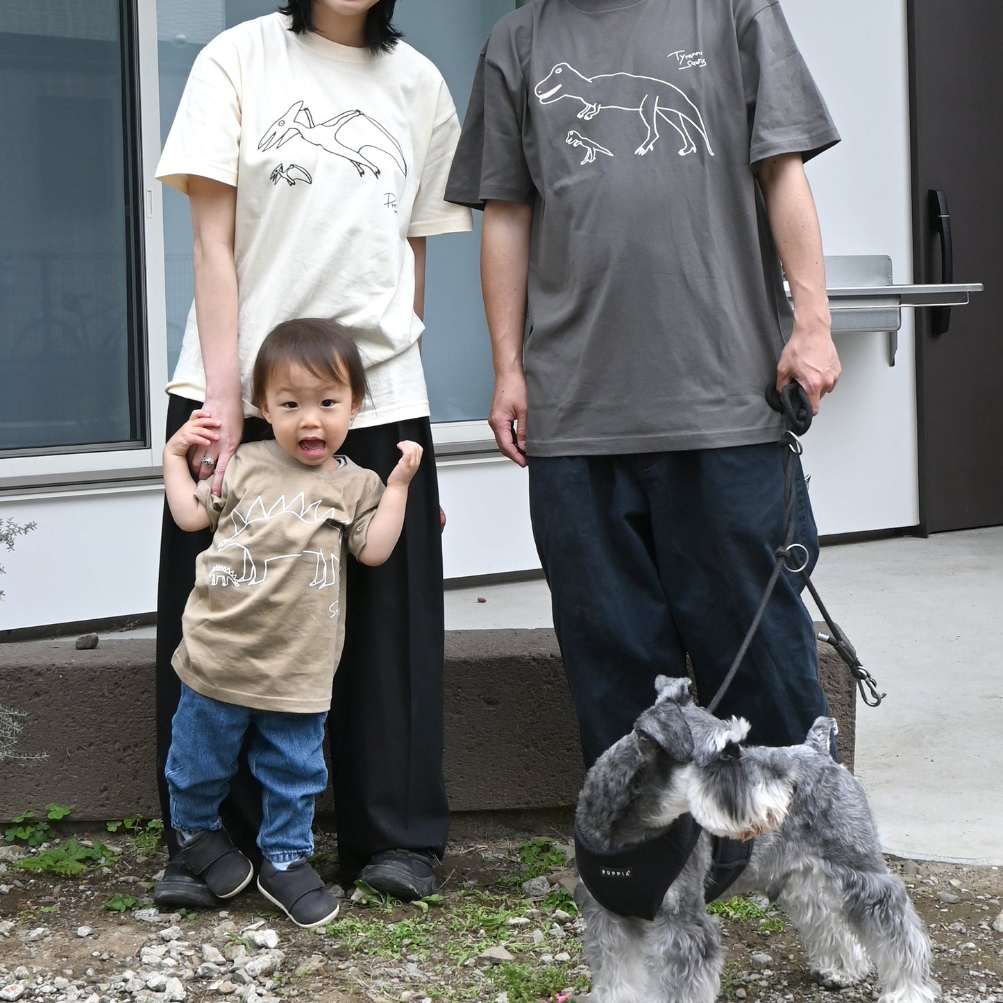 【新商品】デイリーこどもTシャツ（ステゴサウルス 110㎝/120㎝）｜恐竜シリーズ（2点以上購入で500円オフ対象）
