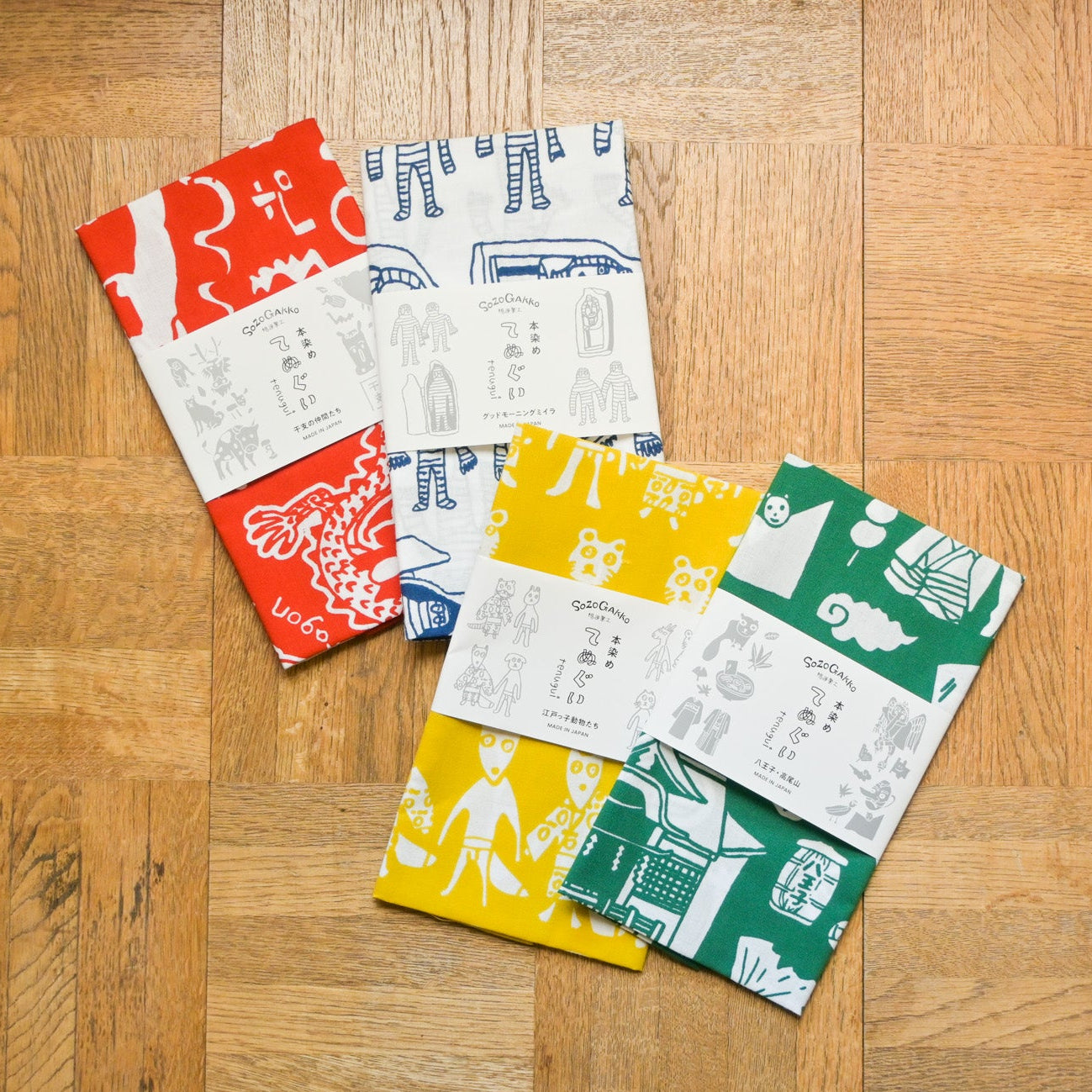 【新商品】手ぬぐい（ミイラ）｜本染め
