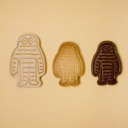 まるでクッキーみたいなミイラのミラー｜多摩産材【限定50個】2/6以降順次出荷