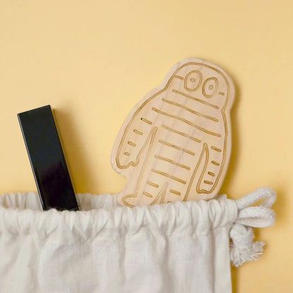 まるでクッキーみたいなミイラのミラー｜多摩産材【限定50個】2/6以降順次出荷