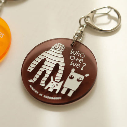 【新商品】アクリルキーホルダー（ブラウン）｜みー坊＆ゆかいな仲間たち