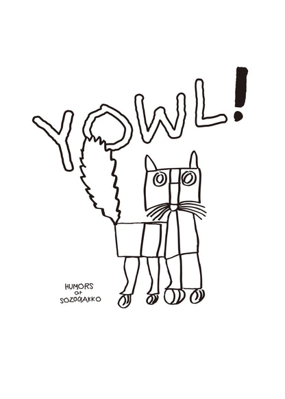 【20%OFF】カラートートバッグ｜ YOWL cat（ラズベリー/ネイビー/イエロー）