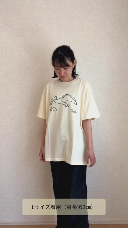 【新商品】デイリーTシャツ（プテラノドン）｜恐竜シリーズ（2点以上購入で500円オフ対象）