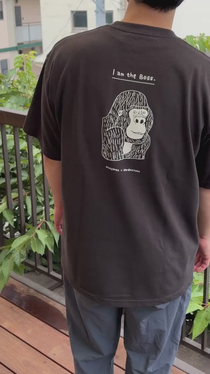 【新商品】プレミアムゴリラTシャツ（厚手タイプ9.1オンス） |　I am the BOSS.