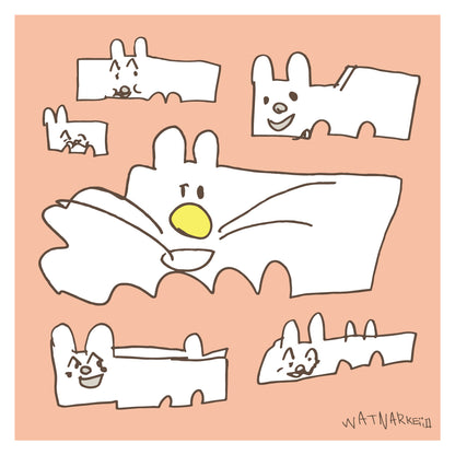 【20%OFF】猫たちの巾着｜猫 / ゆーもあず